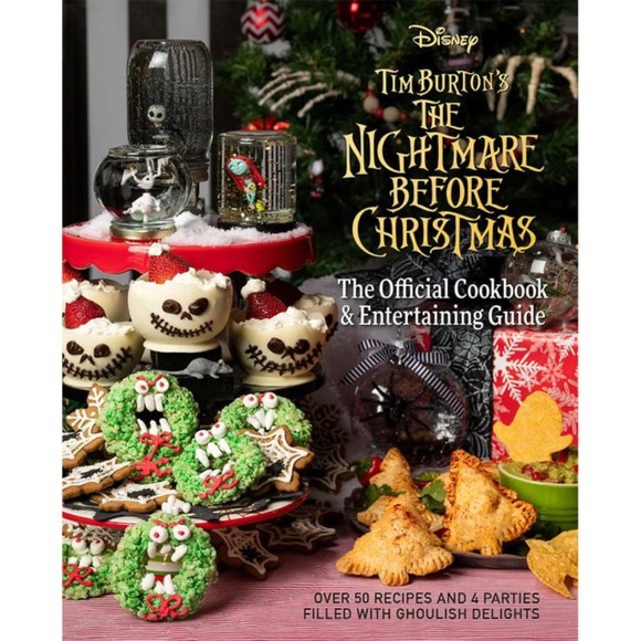 Tim Burton's Nightmare Before Christmas- Official Cookbook & Entertaining Guide - Picture 1 of 11